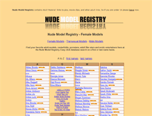 Tablet Screenshot of model-registry.com